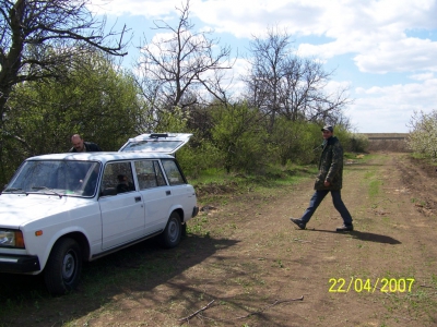 Отдых после тяжелой работы...