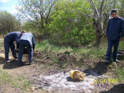 Отдых после тяжелой работы...