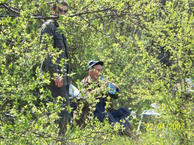 Отдых после тяжелой работы...