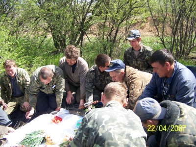 Отдых после тяжелой работы...