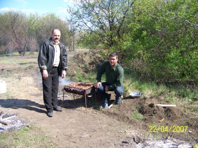 Отдых после тяжелой работы...