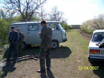 Отдых после тяжелой работы...