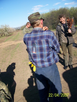 Отдых после тяжелой работы...